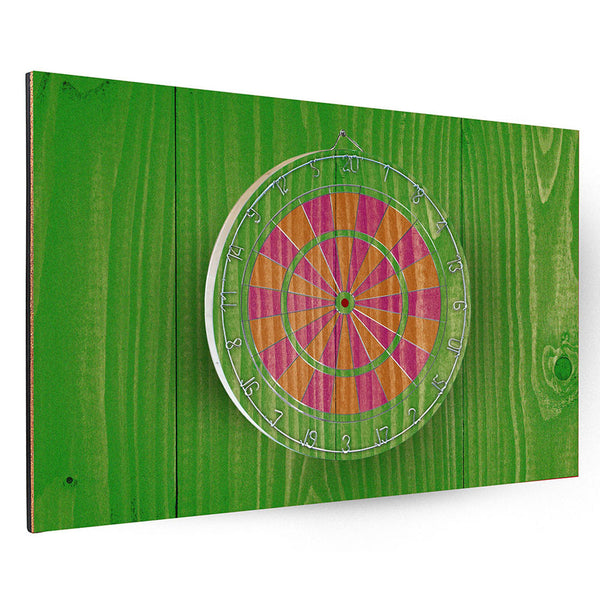 Green Wood Washed Backboard Combo