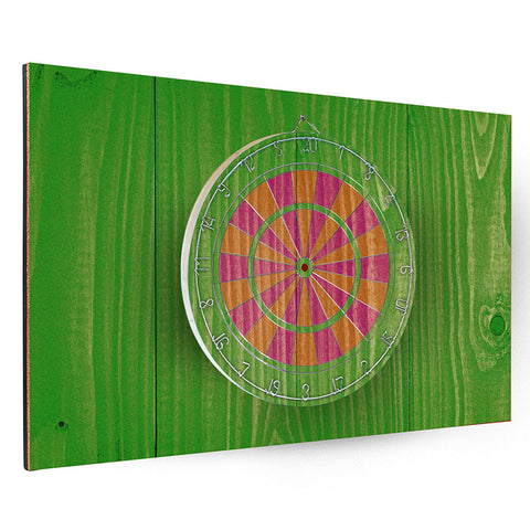 Green Wood Washed Backboard Combo